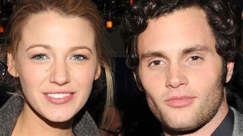penn badgley said blake lively was his best on screen kiss and his worst