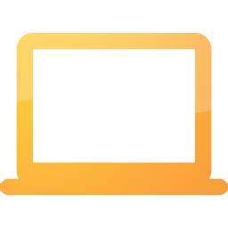 Web 2 orange 2 laptop 3 icon - Free web 2 orange 2 laptop icons - Web 2 orange 2 icon set