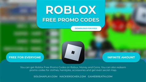 Free Roblox Promo Codes Robux Money And Coins Clothes Hairstyles