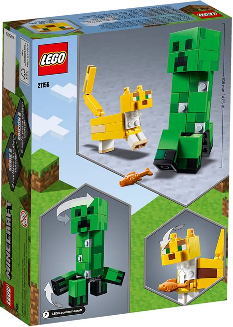 Lego Minecraft 21156 Bigfigurine Creeper Et Ocelot