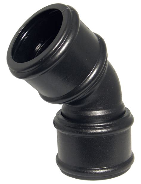 It does connect to the hub of the short pipe below it, which connects to the hub of the elbow on the exiting waste line. FloPlast 110mm PVC Soil Pipes - Cast Iron Effect 110mm ...