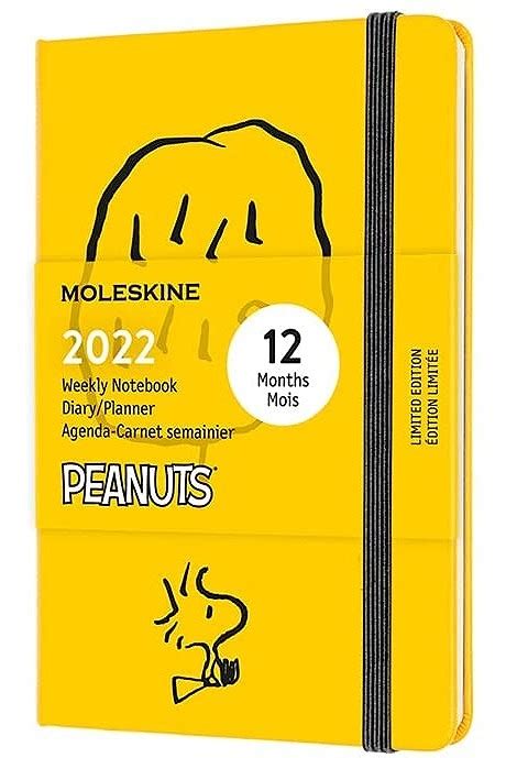 books kinokuniya moleskine 12 month 2022 peanuts weekly planner hard cover pocket 3 5 × 5