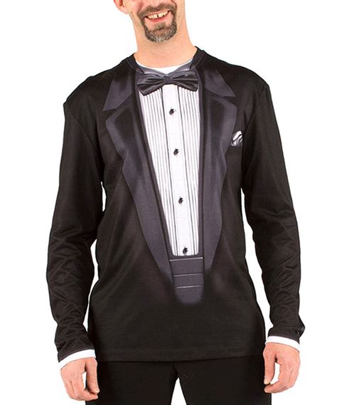 This Black Tuxedo Tee Men By Faux Real Is Perfect Zulilyfinds T