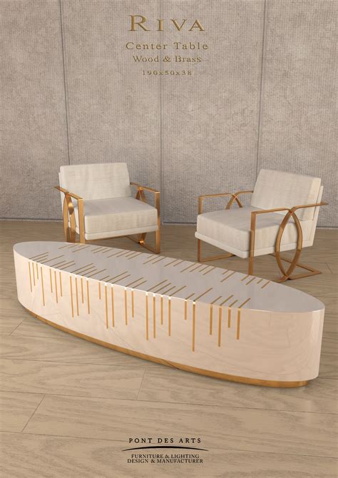 Whether you want a traditional tea table or something more modern, you cannot go wrong with this design in center tables. Riva Center Table - Studio Pont des Arts _ Designer MONZER Hammoud - Paris | Coffee table ...