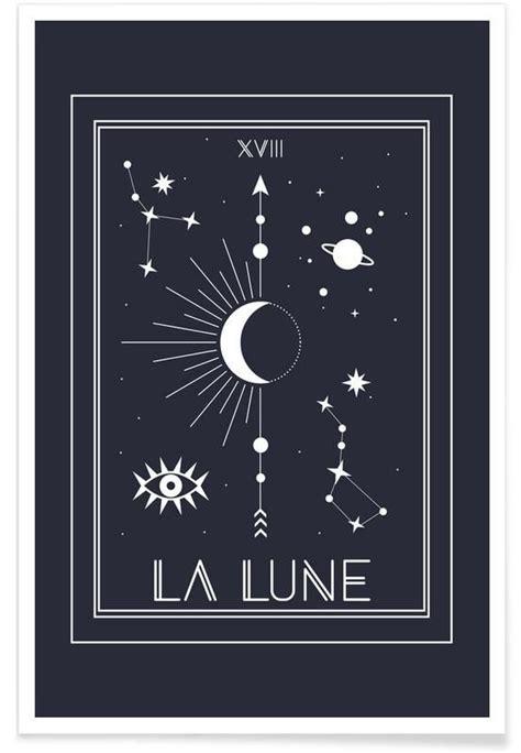 The Moon By Cafelab As Premium Poster Buy Online At Juniqe Reliable