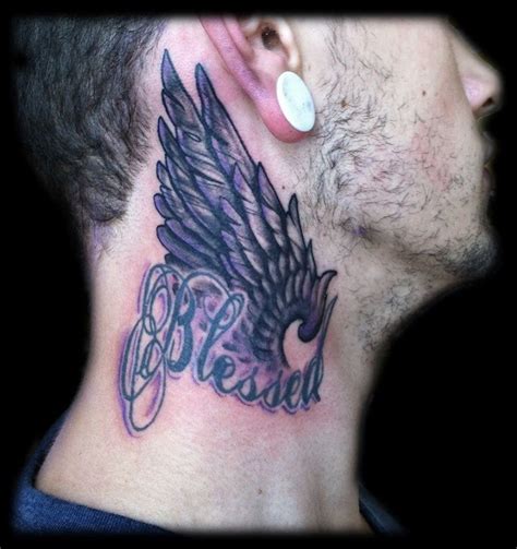 Neck Tattoo Designs For Men Mens Neck Tattoo Ideas