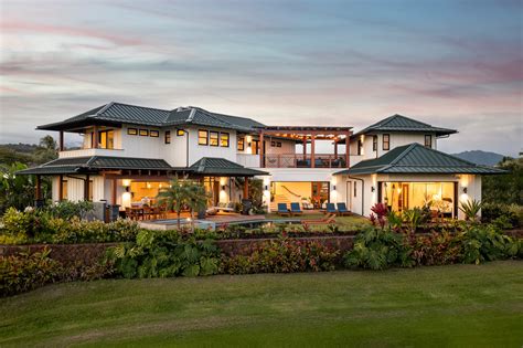Kauai Hawaiian Island Style House Design Architecture Photos