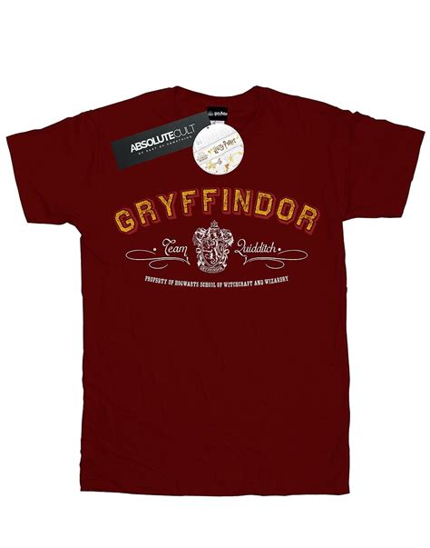 Harry Potter Girls Gryffindor Team Quidditch T Shirt Fruugo Us