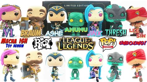 Funko Pop Games League Of Legends Complete Set And Collectors Box Review