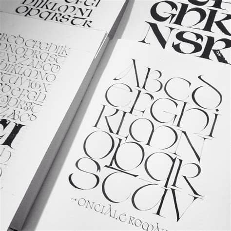 Шрифт punch limit font combination. julienpriezdrawing: " Uncial research Calligraphy by ...