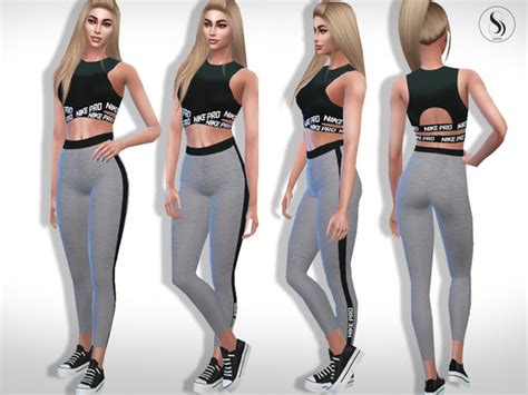 Fitness Outfit By Saliwa At Tsr Sims 4 Updates