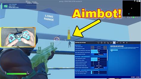 Get Aimbot Advanced Fortnite Aim Training Map Best Controller