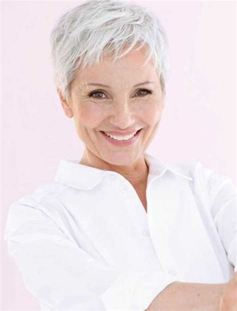 Gray short hair with glasses. 33 Top Pixie Hairstyles for Older Women | Short Pixie ...
