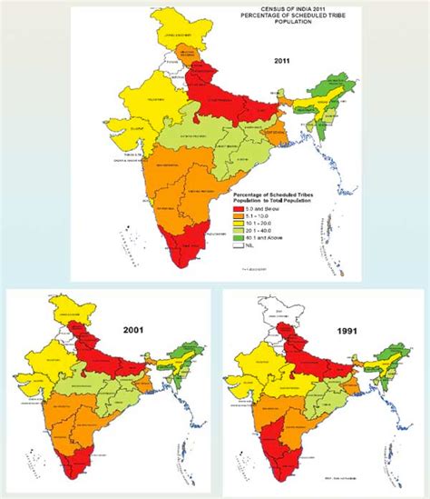 Demographic Status Of Scheduled Tribe Population Of India Census