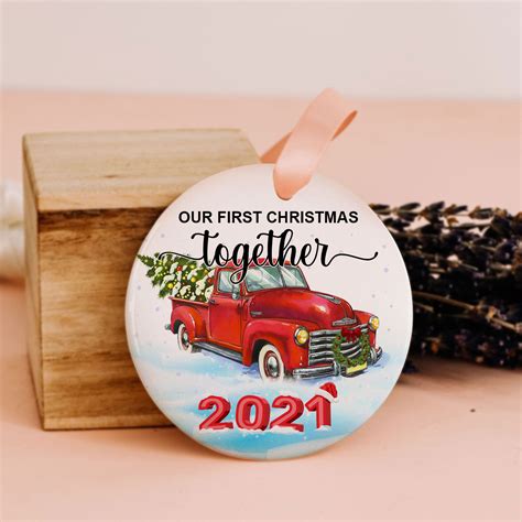 My First Christmas 2021 Ornament First Christmas Married Etsy