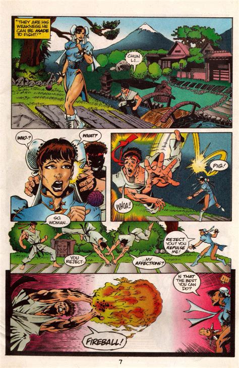 #street fighter #malibu comics #considering to liveblog the series in the future. Malibu Street Fighter comic book was hilariously bad image #1