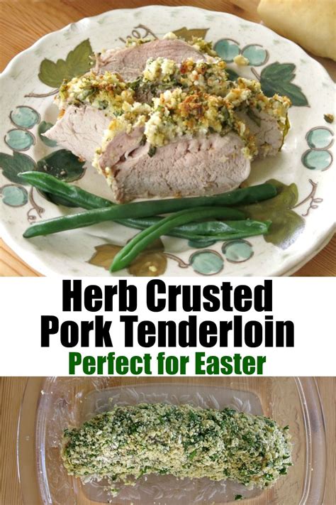 Easter main dishes easter celebration easter dinner meatless monday easter recipes i love food allrecipes zucchini vegetarian. Herb Crusted Pork Tenderloin for Easter | Easter dinner ...