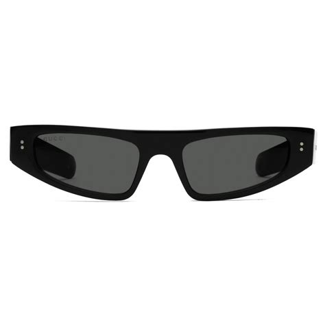 Gucci Cat Eye Sunglasses Black Grey Gucci Eyewear Avvenice