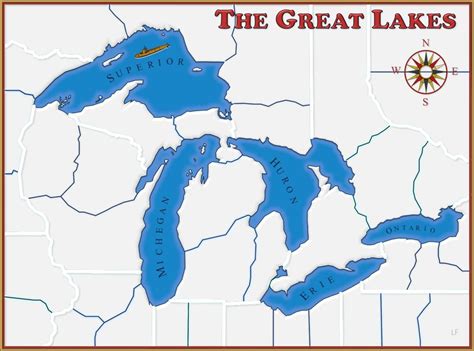 Map Of The United States Map Of The United States Great Lakes