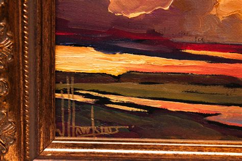 William Hawkins Contemporary Landscape Oil Painting Ebth
