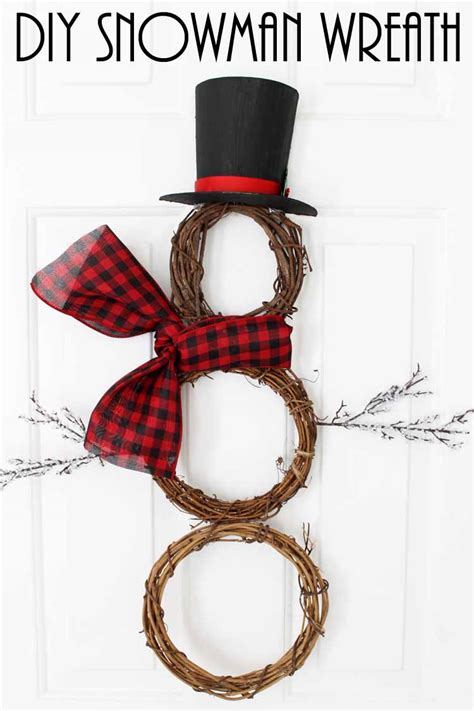 10 thoughts on diy holiday wreath {sunburst snowman}. DIY Snowman Wreath Craft Tutorial - Darice Crafts