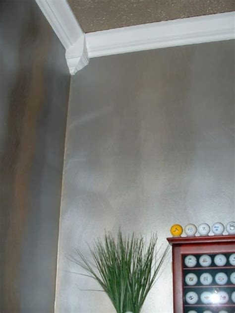 Interior Metallic Wall Colors Silver Paint Walls