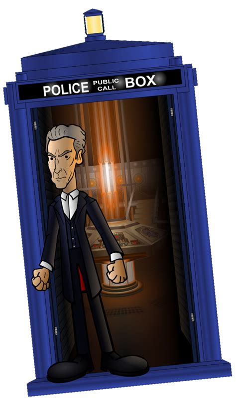 12th Doctor In The Tardis By Cpd On Deviantart