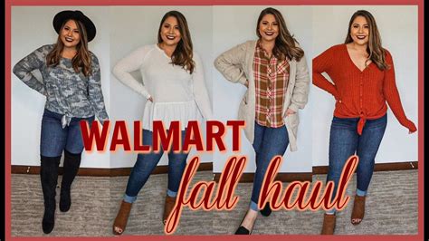 Walmart Fall Try On Haul 2019 Affordable Fall Wardrobe Youtube
