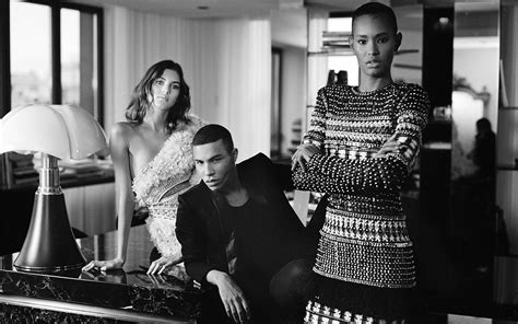 Interview With The Creative Director Of Balmain White Couple Looking