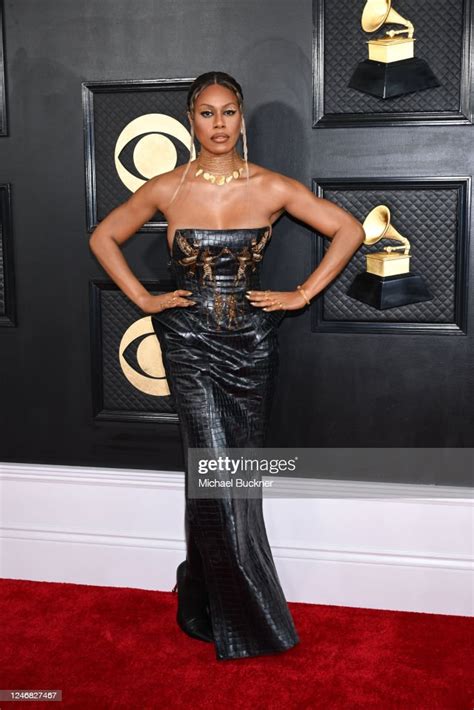Laverne Cox At The 65th Annual Grammy Awards Held At Arena