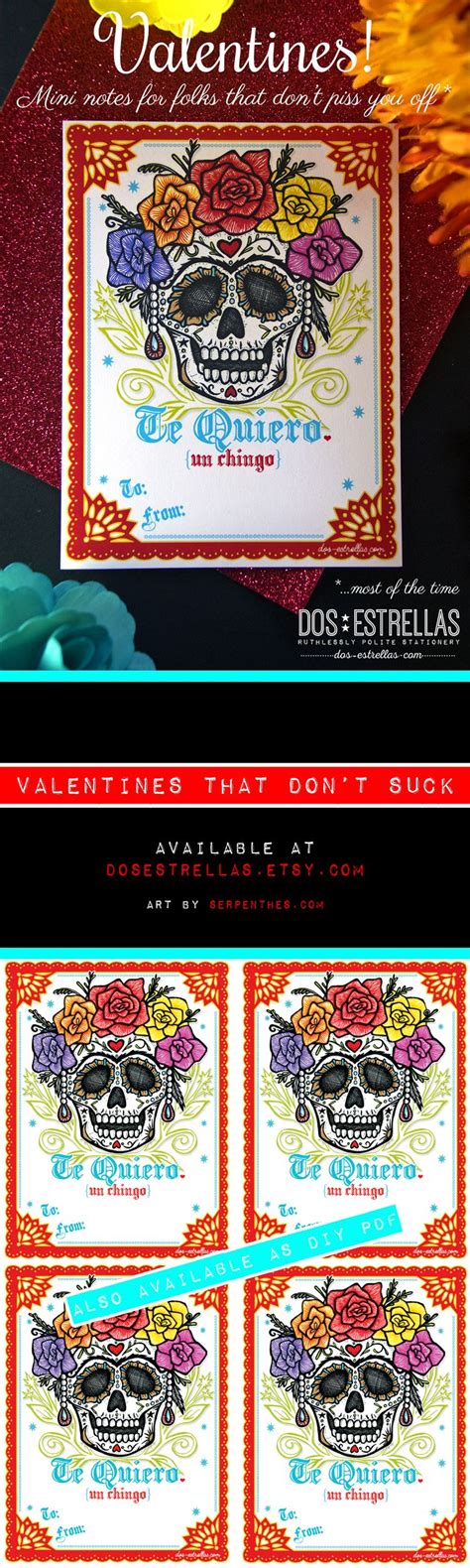 Dos Estrellas Valentine Cards For Folks Who Dont Like Terribly Mushy