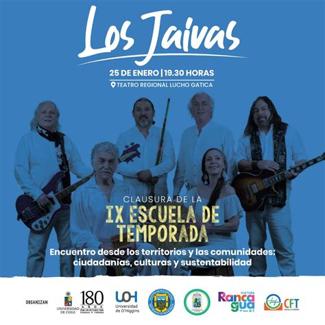 Los Jaivas Se Presentan Gratis En Rancagua En El Teatro Regional Lucho