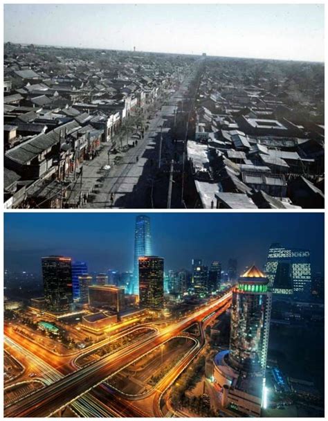 Antes E Depois Mostrando Cidades Que Se Tornaram Irreconhec Veis