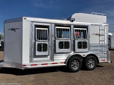 7x15 Horse Trailer For Sale New Platinum Coach 3 Horse Bumper Pull