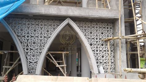 Pemasangan Grc Krawangan Masjid At Tabiin Jepara Farraz Art