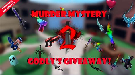 Murder Mystery 2 Godlys Giveaway Free Godly Giveaway Youtube