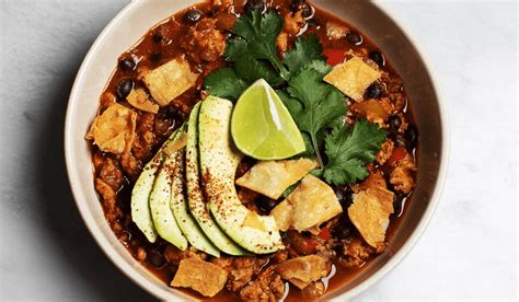 Turkey And Black Bean Chili Tried And True Recipes