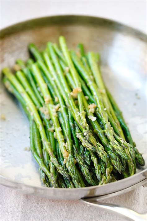 This is a wonderfully simple recipe that takes a few minutes and minimal ingredients. Garlic Butter Sauteed Asparagus | Easy Delicious Recipes