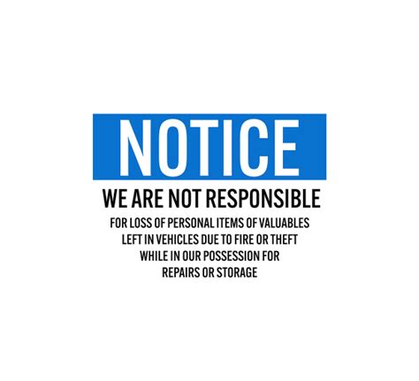 Shop For We Are Not Responsible Sign Bannerbuzz