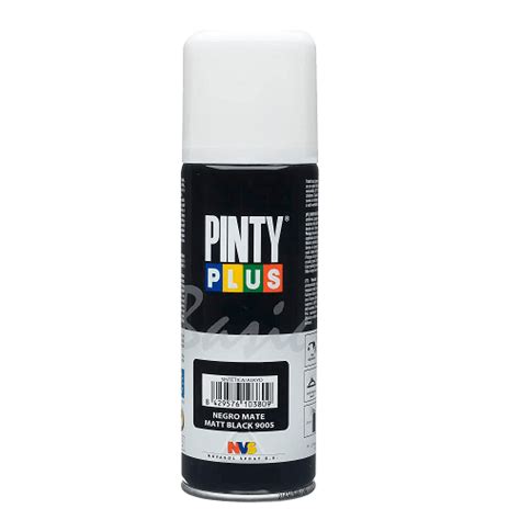 Pintyplus Basic Pintura En Spray Cc Sintetica Mate Ml Negro