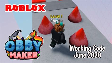 Roblox Obby Maker Working Code June 2020 Youtube