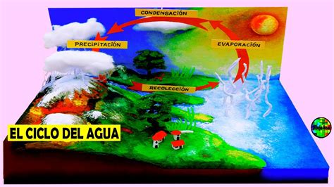 Como Hacer Una Maqueta Ciclo Del Agua Youtube