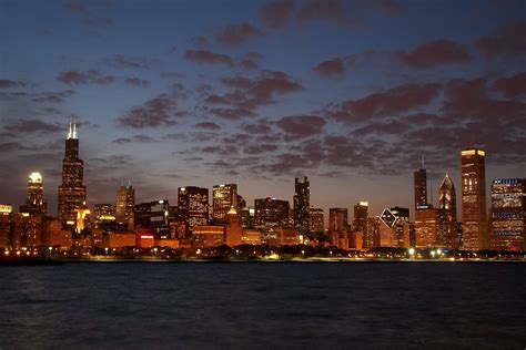 Chicago Skyline Backgrounds Wallpaper Cave
