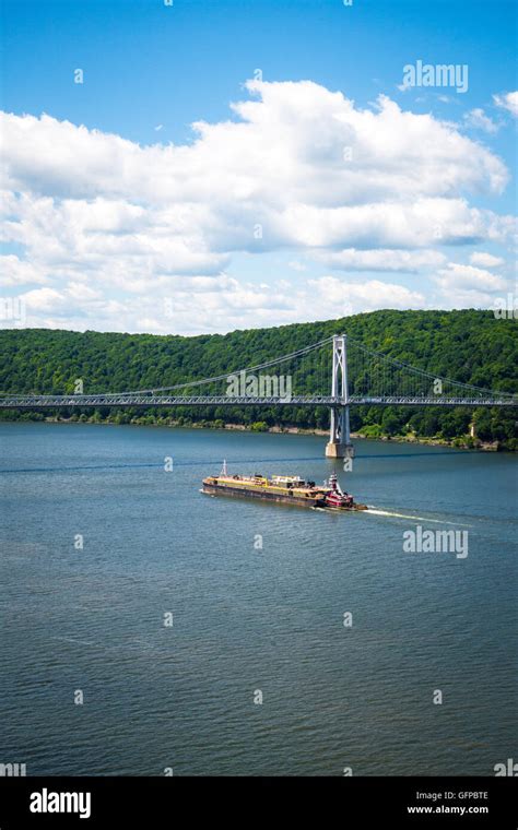 A View Of The Mid Hudson Bridge As Seen From The Walkway Over The