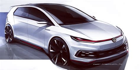volkswagen golf gti rendering will have you question vw designers