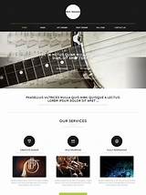Guitar Website Templates
