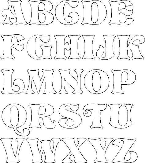 String Art Letters Bubble Letters Alphabet Alphabet Letter Templates