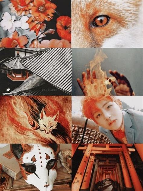 Kpop kitsune au | Mythical creatures, Bts fairy, Aesthetic ...