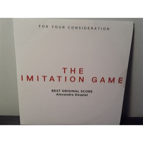 media the imitation game best original score fyc for your consideration promo cd poshmark