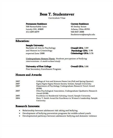Looking for an internship program in a company where i could learn under working professional. 12+ Formal Curriculum Vitae - Free Sample, Example Format ...